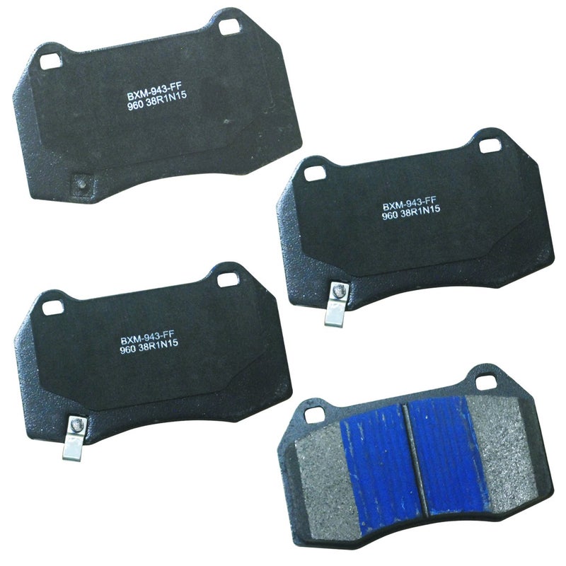 بنديكس وسادات الفرامل الأمامية شبه المعدنية Bendix Premium SBM960 لسيارة INFINITI G35 2004، Nissan 350Z 2009-2003، Sentra 2006-2004 - Image 1